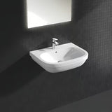 Chrominis praustuvo maišytuvas Grohe Eurosmart Cosmopolitan su svirtiniu valdymu ir dugno vožtuvu