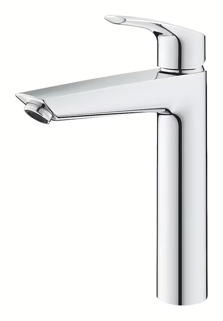 Grohe Eurosmart New aukšta svirtinis praustuvo maišytuvas chromo spalvos be praustuvo dugno vožtuvas