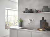 Grohe Eurosmart New svirtinis sieninė virtuvinis maišytuvas chromo spalvos su pasukamu snapu