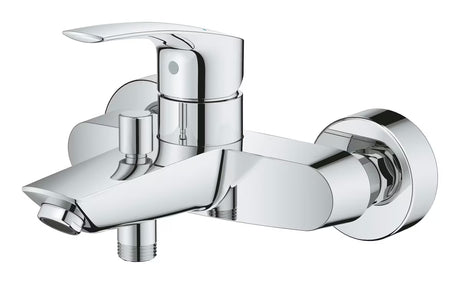 Svirtinis sieninė vonios maišytuvas Grohe Eurosmart New chromo spalvos be dušo komplekto.