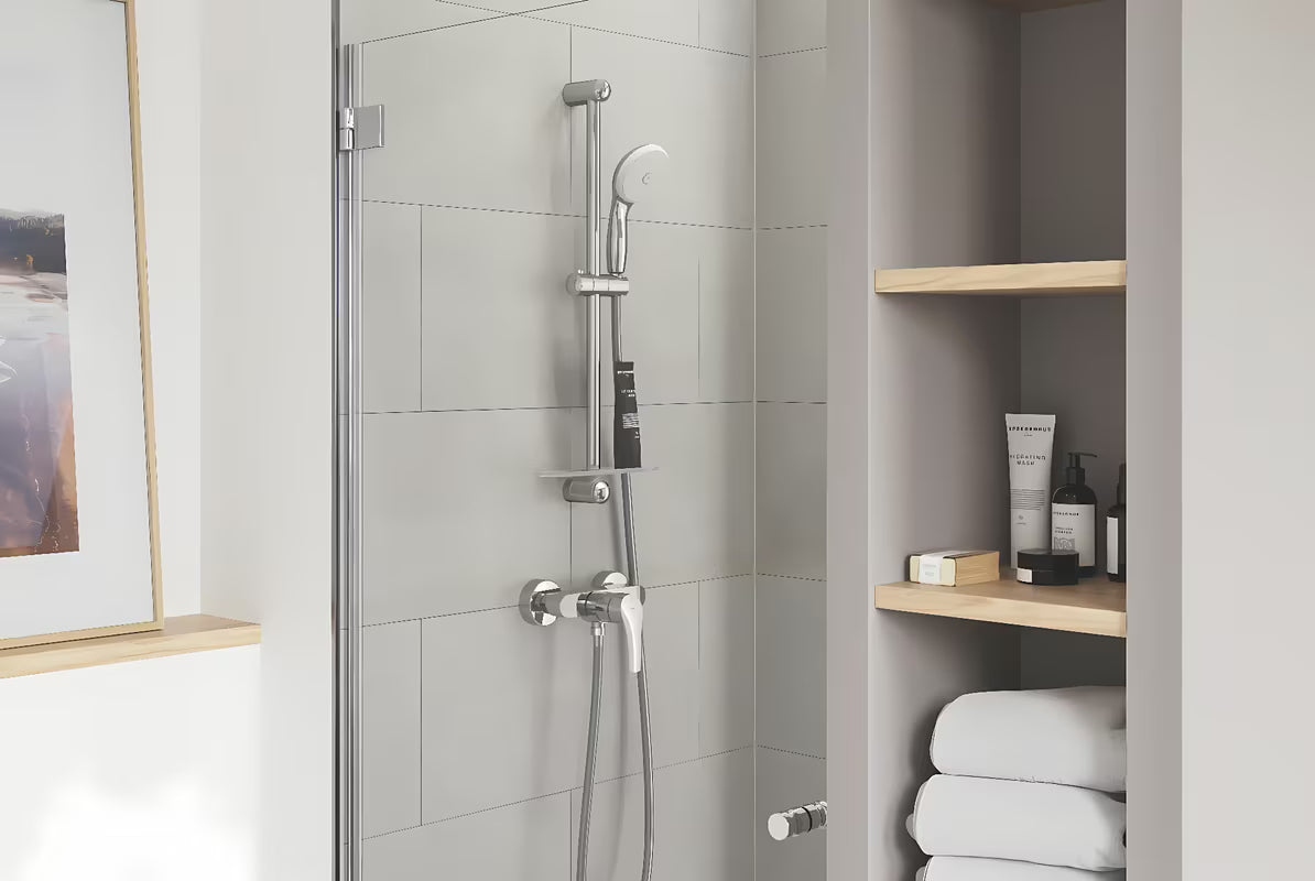 Grohe Eurosmart New svirtinis sieninė dušo maišytuvas chromo apdaila