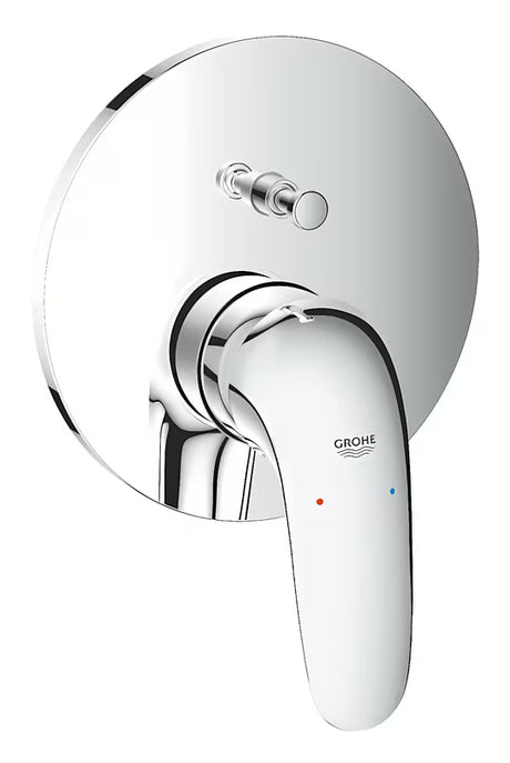 Potinkinė dušo/vonios maišytuvas Grohe Eurostyle Solid, chromo spalvos, su svirtimi ir 2 krypčių perjungikliu.