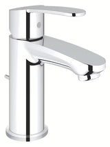 Chromuotas praustuvo maišytuvas Grohe Eurostyle Cosmopolitan su svirtimi ir dugno vožtuvu