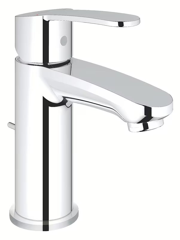 Chromuotas praustuvo maišytuvas Grohe Eurostyle Cosmopolitan su svirtimi ir dugno vožtuvu