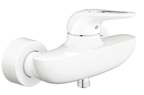 Grohe Eurostyle New svirtinis sieninė dušo maišytuvas, apdaila – Moon White chromas