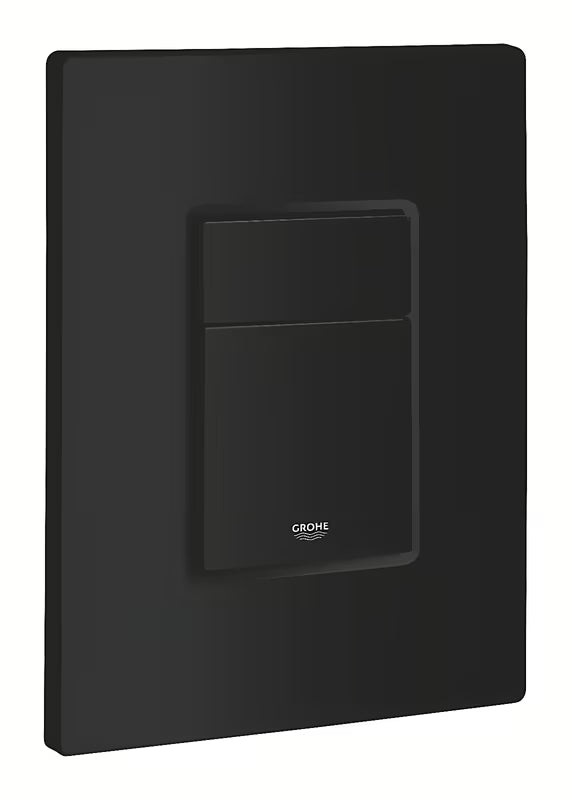 Vandens nuleidimo Mygtukas Grohe Even matt black apdailos su dvigubu nuleidimu