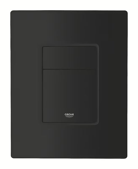 Vandens nuleidimo Mygtukas Grohe Even matt black apdailos su dvigubu nuleidimu
