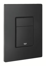 Vandens nuleidimo Mygtukas Grohe Even matinės juodos spalvos phantom black
