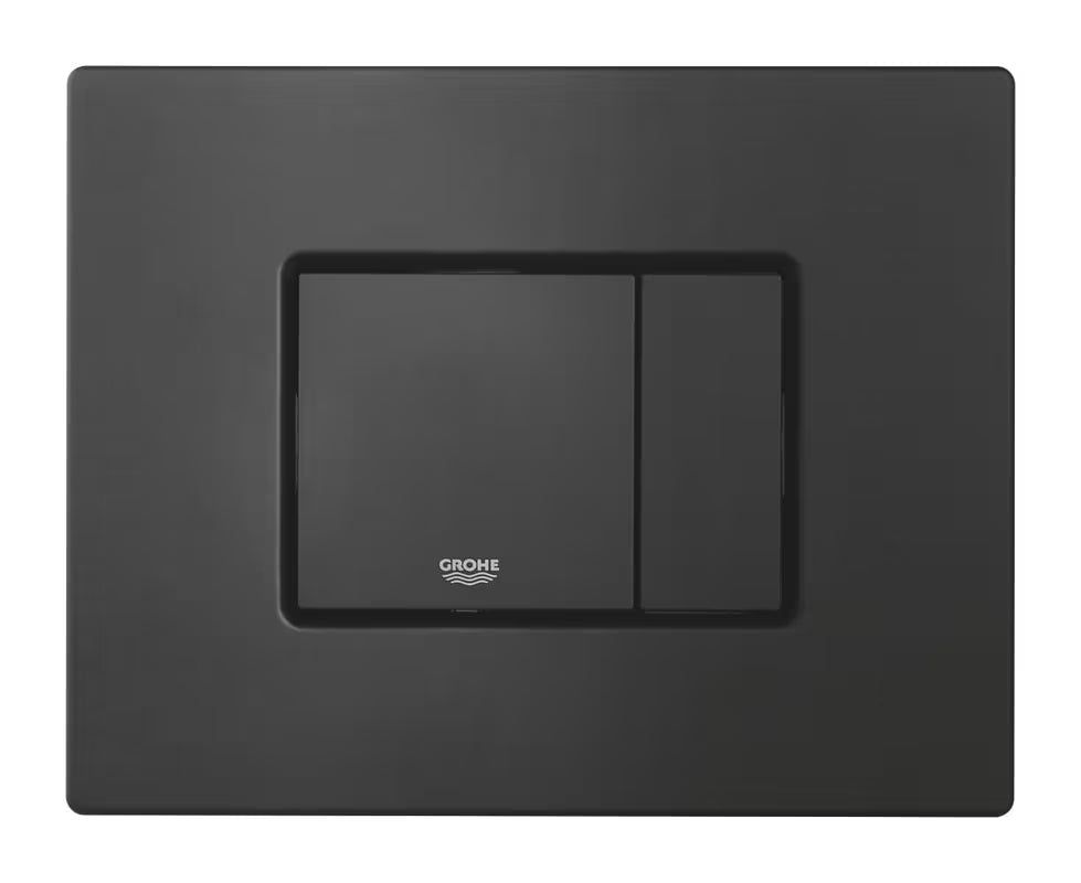 Vandens nuleidimo Mygtukas Grohe Even matinės juodos spalvos phantom black