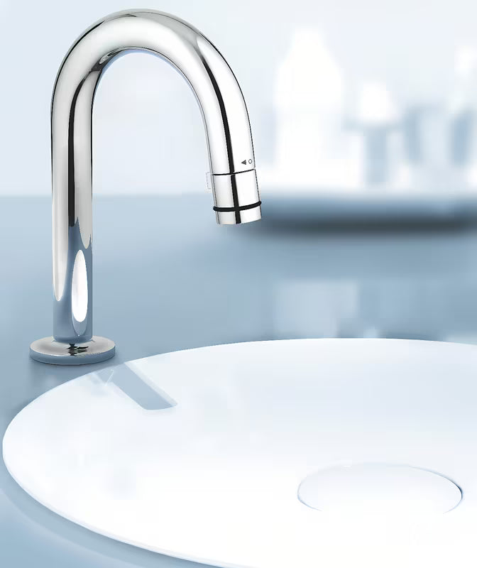 Chromuotas praustuvo ventilis Grohe Universal su praustuvo dugno vožtuvas C formos su start/stop funkcija