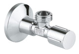 Kampinis ventilis Grohe Universal su metaline rankenėle ir rozete, DN 15