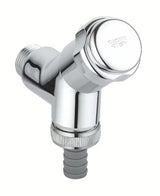 Kampinis ventilis Grohe pro montuojamas ant sienos, su tepimo kamera 1/2 ir Grohe StarLight paviršiumi