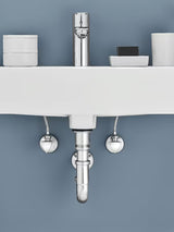 Kampinis ventilis Grohe pro montuojamas ant sienos, su tepimo kamera 1/2 ir Grohe StarLight paviršiumi