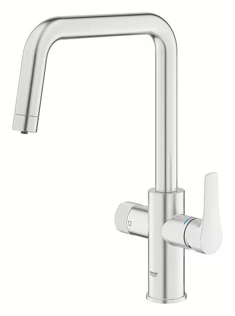 Virtuvinis maišytuvas Grohe Blue Pure 2022 su filtravimo funkcija, apdaila – supersteel