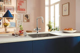 Chromuotas virtuvinis maišytuvas Grohe Blue Pure 2022 su atskira svirtele pro filtruotam vandeniui