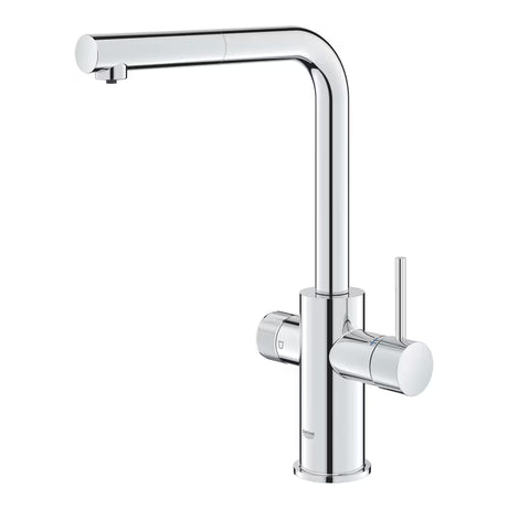 Grohe Blue Pure 2022 svirtinis virtuvinis maišytuvas su filtravimo funkcija, chromas