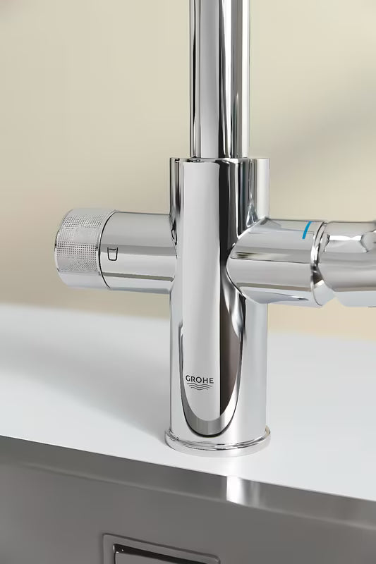 Grohe Blue Pure 2022 svirtinis virtuvinis maišytuvas su filtravimo funkcija, chromas