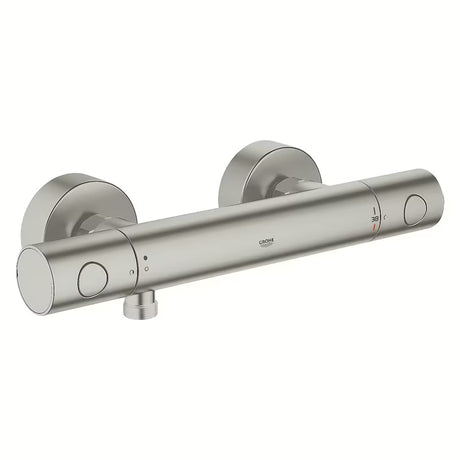 Termostatinė sieninė dušo maišytuvas Grohe Grohtherm 1000 Cosmopolitan, supersteel apdailos