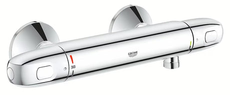 Chromo spalvos termostatinė dušo maišytuvas Grohe Grohtherm 1000 New pro montuoti ant sienos