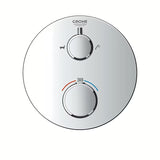 Potinkinė termostatinė dušo maišytuvas Grohe Grohtherm chromo spalvos