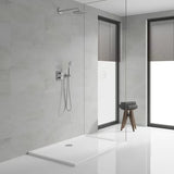 Potinkinis dušo komplektas Grohe Grohtherm Perfect, chromo spalvos, su 210 mm viršutiniu dušu ir rankiniu dušeliu