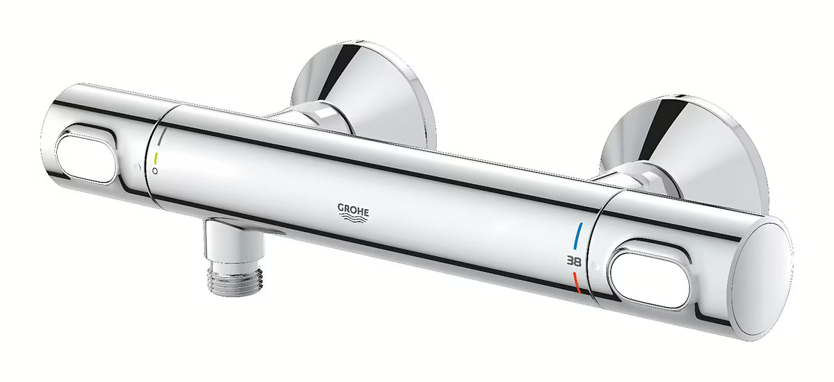 Termostatinė sieninė dušo maišytuvas Grohe Grohtherm 500 chromo spalvos
