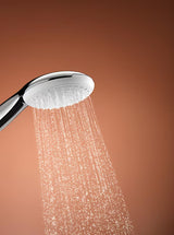 Grohe Grohtherm 500 termostatinė dušo maišytuvas chromo spalvos su dušo komplektu ir stovu