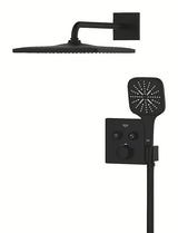 Potinkinis dušo sistema Grohe Grohtherm smartcontrol, matinės juodos spalvos, su viršutiniu ir rankiniu dušu