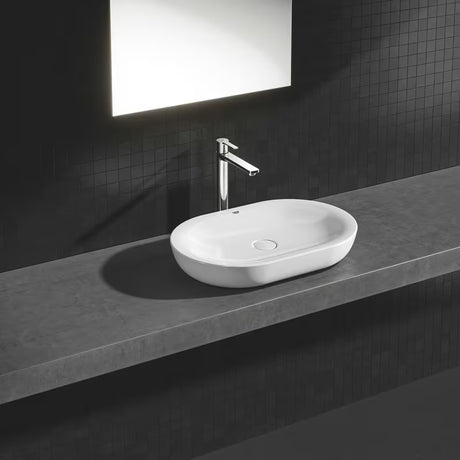 Grohe Lineare aukšta svirtinis praustuvo maišytuvas chromo spalvos be praustuvo dugno vožtuvas
