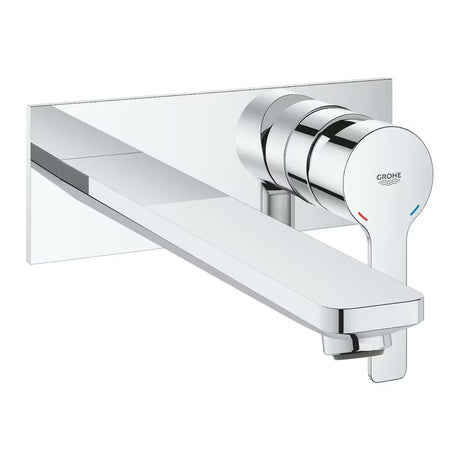 Chromuota sieninė potinkinė praustuvo maišytuvas Grohe Lineare su svirtiniu valdymu