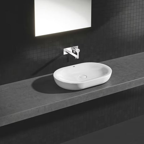 Chromuota sieninė potinkinė praustuvo maišytuvas Grohe Lineare su svirtiniu valdymu