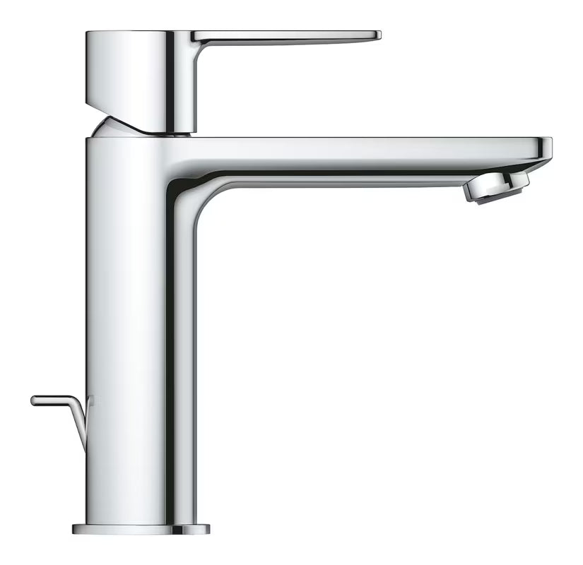 Chromo spalvos svirtinis praustuvo maišytuvas Grohe Lineare su standartiniu snapu