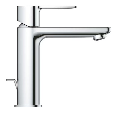 Chromo spalvos svirtinis praustuvo maišytuvas Grohe Lineare su standartiniu snapu