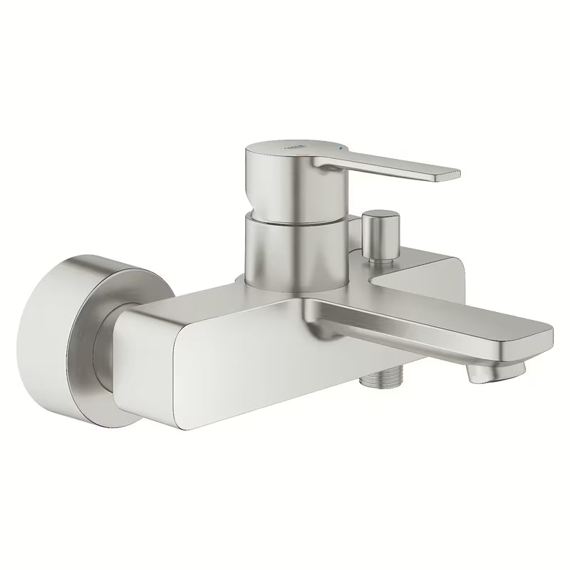 Sieninė vonios maišytuvas Grohe Lineare, supersteel apdaila, su svirtiniu valdymu
