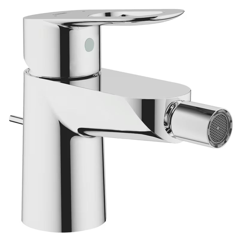 Chromuota bidė maišytuvas Grohe Loop su svirtiniu valdymu ir išleidimo vožtuvu