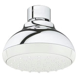 Chromuota viršutinis dušas Grohe New Tempesta Classic su Rain srove ir rutuliniu šarnyru