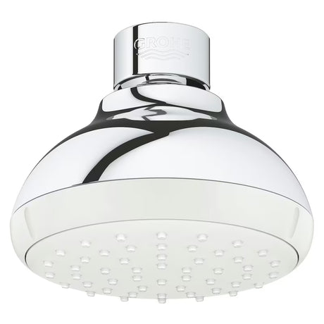 Chromuota viršutinis dušas Grohe New Tempesta Classic su Rain srove ir rutuliniu šarnyru