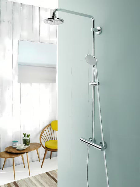 Dušo sistema Grohe New Tempesta Cosmopolitan 160 su termostatiniu maišytuvu chromo spalvos