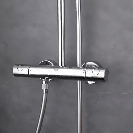 Dušo sistema Grohe New Tempesta Cosmopolitan 160 su termostatiniu maišytuvu chromo spalvos