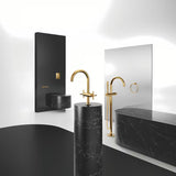 Nuleidimo vandens nuleidimo mygtukas Grohe Nova Cosmopolitan S spalva cool sunrise pro potinkiniai bakeliai