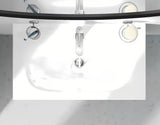 Praustuvo svirtinis maišytuvas Grohe Plus, apdaila – supersteel, su pasukamu snapu ir dugno vožtuvu.
