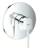 Potinkinė svirtinis dušo maišytuvas Grohe Plus chromo spalvos, su metaline rankenėle
