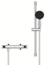 Grohe Precision Flow termostatinė dušo maišytuvas chromo spalvos, su dušo komplektu ir stovu