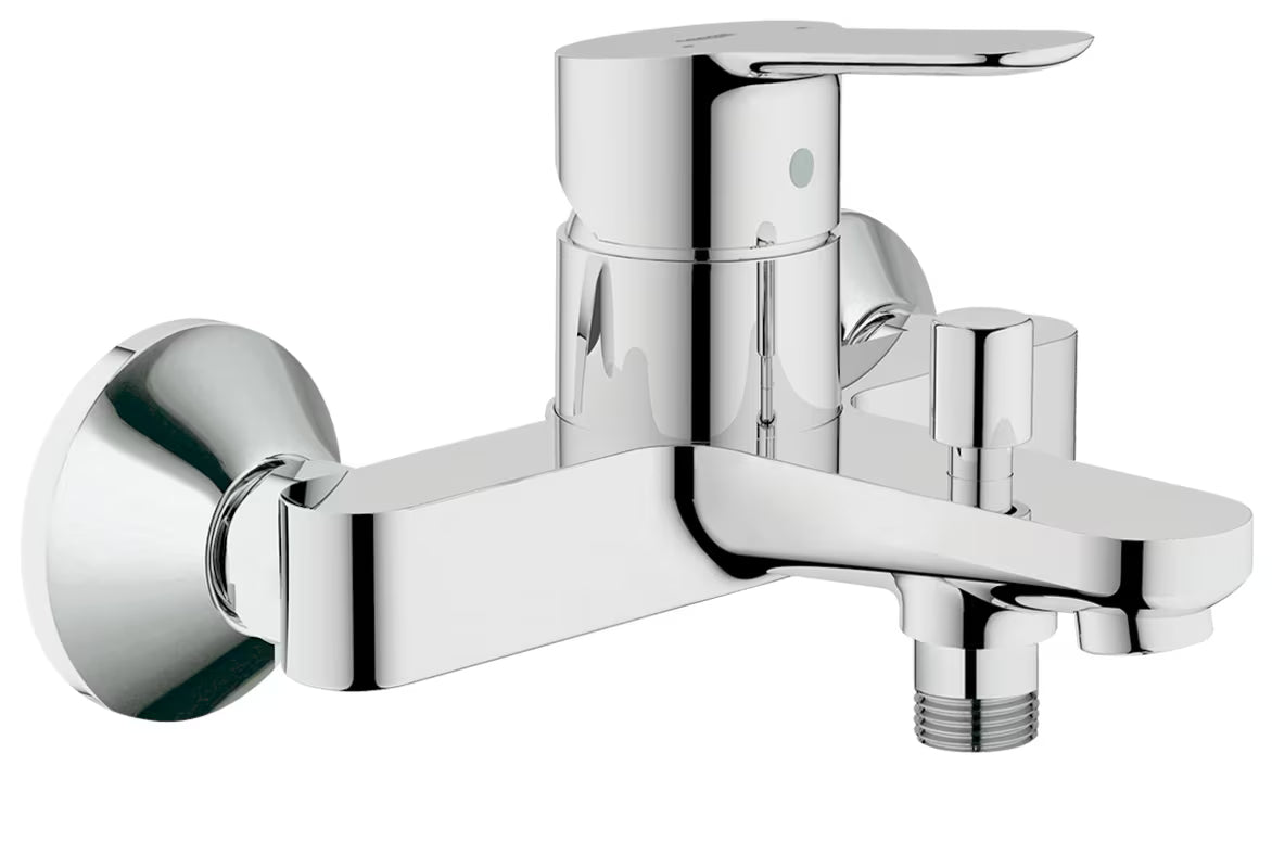 Grohe Project svirtinis sieninė vonios maišytuvas chromo apdailos su perjungėju voniai / dušui