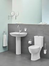 Chromuota praustuvo maišytuvas Grohe Project su svirtiniu valdymu ir dugno vožtuvu