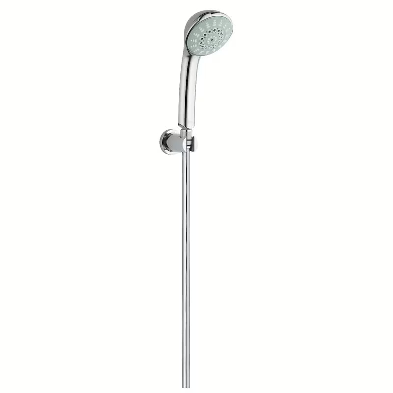 Chrominis nejudantis sieninis dušo laikiklis Grohe Rainshower su apvalia rozete