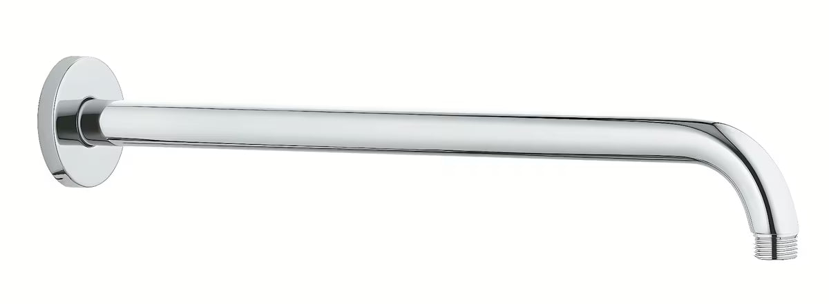 Chromo spalvos dušo galvos alkūnė Grohe Rainshower, ilgis 38 cm