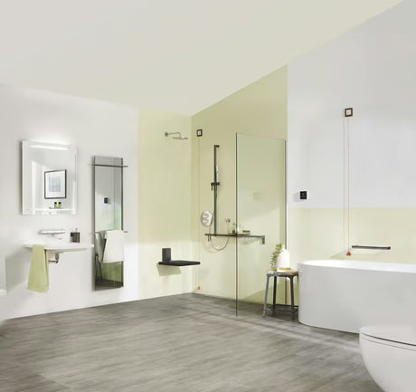 Grohe Rainshower Cosmopolitan Metal viršutinis dušas su dušo laikikliu, chromo spalvos