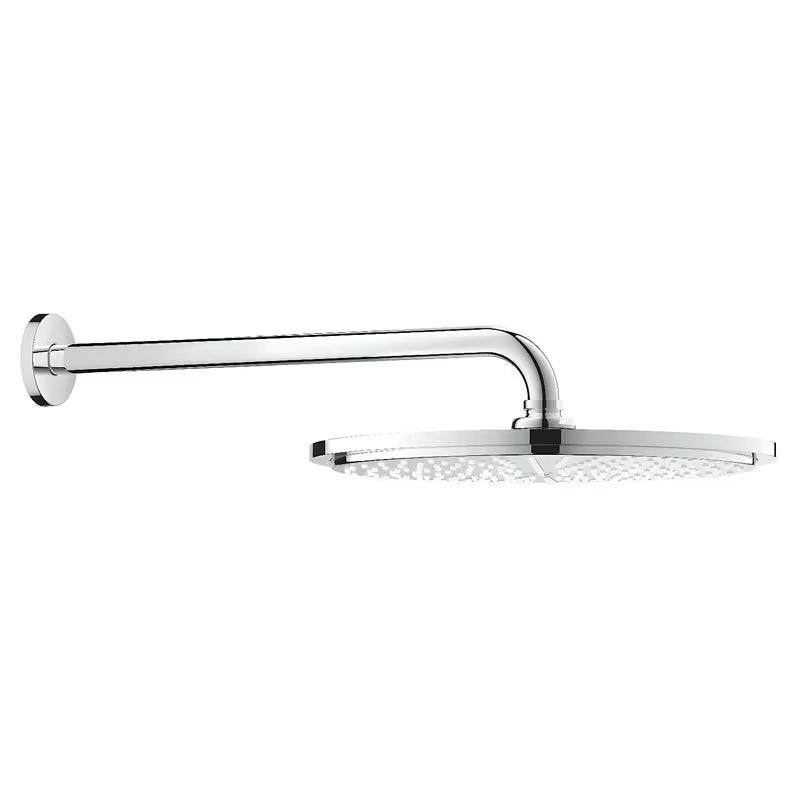 Grohe Rainshower Cosmopolitan Metal viršutinis dušas 310 mm su 380 mm dušo laikikliu, chromo spalvos