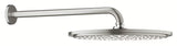 Viršutinis dušas Grohe Rainshower Cosmopolitan 310, metalinės konstrukcijos, su dušo laikikliu, supersteel apdailos.